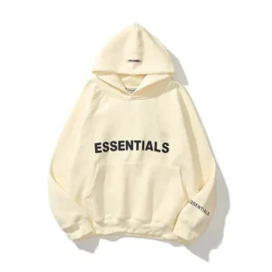 ESSENTIALS Oversized Hoodie – Cream