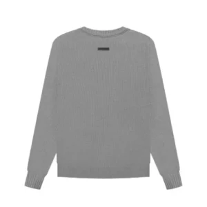 Essentials Overlapped Sweater Gray